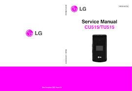 LG CU515 TU515 SM Service Manual ...