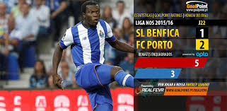 Benfica 1 Porto 2 Mais Miolo Favorece Dragao Goalpoint