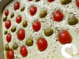 Focaccia barese con lievito madre. Focaccia Barese Con Lievito Madre Senza Glutine