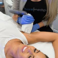 Bare medical aestethics offers botox, fillers, collagen induction therapy, iv vitamin therapy, b12 injections, medical grade skincare products, vi peel, . Power Light District Bare Med Spa
