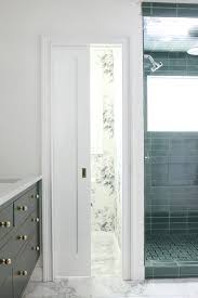 As it turns out, the door is a surefire way to save precious floor space in a small bathroom. Small Bathroom Entry Door Ideas Fotos Kitchen Webs Pictures