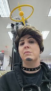 Hazbin Hotel cosplay at work today