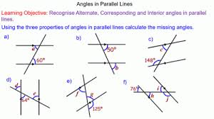 Angles In Parallel Lines Mr Mathematics Com In 2020 Angles Worksheet Worksheets Angles
