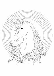 Geef deze regenboog alle kleuren die je wil. Kleurplaat Eenhoorn Of Unicorn Kleurplaat Tijd Met Kinderen