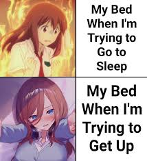 My Bed Is My Waifu Animemes Really Funny Memes Anime Jokes Anime Memes
