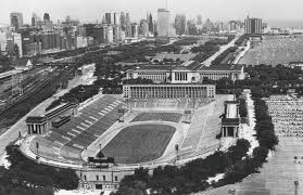 Soldier field old vs new. Vintage Soldier Field Black White Historical Chicago Bears Top 10 Chicago Framed Photo