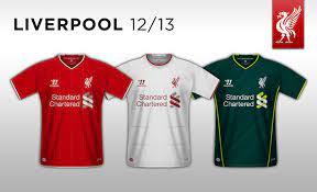 I like red and liverpool's home jerseys are usually amongst my favourites but not this years edition. Potential 2012 2013 Lfc Kits Football Marketing Xi