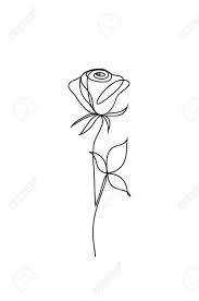 Related Image Rose Line Art Flower Line Drawings Line Art Flowers