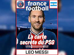 France football remove ballon d or fan poll after lionel. Messi Vestido Con La Camiseta Del Psg La Portada De France Football Que Alimenta Los Rumores De Su Traspaso Infobae
