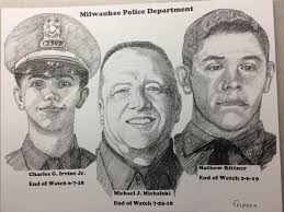 Sketches From Greg Friberg Honor Officers in Memory