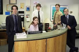 You may be somewher in the office building, for instance, in your office room or outside the office. The Office Which Two Cast Members Hang Out Every Week