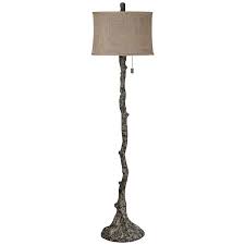 Wood tree branch floor lamp. Wesley Rustic Bark Tree Branch Floor Lamp 8m826 Lamps Plus