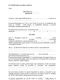 (1) din codul muncii republicat. Model Decizie Concediere Colectiva