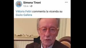 Vittorio feltri sorprende tutti e smentisce se stesso: Tironi Fi Pubblica E Poi Cancella Video Di Feltri Mandare Via Gallera Gesto Che Spu A Regione