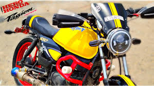 Planning to get your bike modified? Hero Honda Passion Plus Modification And Accessories Youtube