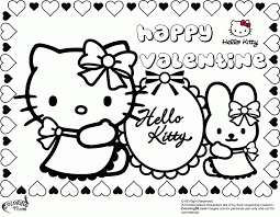 Hello kitty on a pony coloring pages. Hello Kitty Valentine Coloring Pages Coloring Home