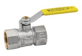 Brass ball valves for gas compliant with EN 331