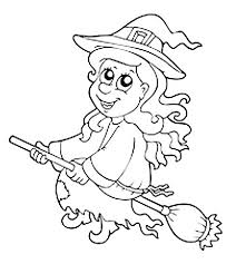 Kolorowanka Czarownica « maluchy.pl