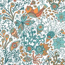 More design resources by travel and fantasy. Ornate Floral Seamless Texture Stock Vector Colourbox