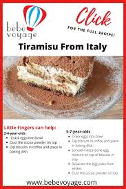 Tiramisu From Italy Delicious Recipes From Around The World Bebe Voyage In 2020 Baked Dishes Food Yummy Food