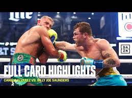 Full Card Highlights Canelo Vs Saunders Youtube