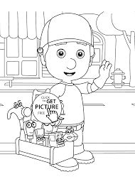 We present these 10 interesting coloring pages of handy manny to print and color that are free to download for your kid Handy Manny Coloring Pages For Kids Printable Free Coloing 4kids Com
