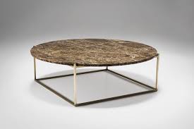 Circle Coffee Table Dark Emperador Marble Top Brass Frame Circle Table Coffee Table Circle Coffee Tables
