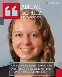 What is Abigail Schulz's proudest accomplishment as a tutor?⁠ ⁠ “Some of my  proudest moments are when I see a visible sense of relief wash over a  student's face. It's always a