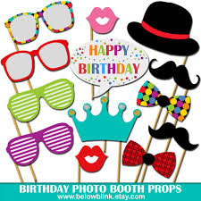 Happy Birthday Photo Booth Props Printable Birthday Photo Props Printable Photo Booth Props Happy Etsy Photobooth Props Printable Birthday Photo Props Photo Booth Props