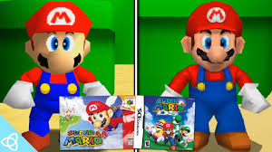 One of the years 64 bc, ad 64, 1864, 1964, 2064, etc. Super Mario 64 Ds 2004 Remake Vs Super Mario 64 1996 Original Side By Side 15 Youtube