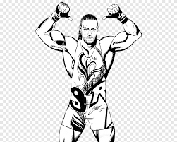 Wwe coloring pages the rock. Rob Van Dam Wwe Championship Ecw Drawing Rob Van Dam Hand Monochrome Png Pngegg