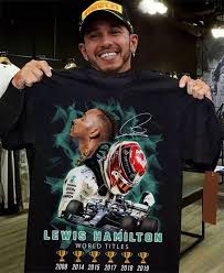 Lewis Hamilton 6 World Titles Signed T Shirt Men And Women T Shirt S 6 In 2020 Team T Shirts T Shirts For Women T Shirt