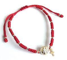 Check spelling or type a new query. Amazon Com Virgin Mary Medal Adjustable Red String Bracelet Virgen La Milagrosa Handmade