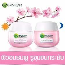ลดส งส ด85 garnier ช ดเซ ตซาก ระไวท คร ม เดย คร ม 50 มล ไนท คร ม 50 มล set garnier sakura white day cream 50ml night cream 50ml ส งซ อว นน garnier