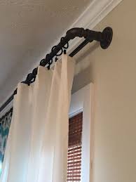 Iron pipe window covering hanger. Pin On Decor