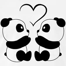 Sweetandmagic Panda Love Men S Premium T Shirt In 2020 Cute Panda Wallpaper Cute Panda Drawing Panda Art