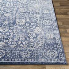 Using heirloom techniques, artisans hand paint oriental landscapes, floral designs, dragons and the double happiness symbol in brilliant blue. Charlton Home Pacific Power Loom Light Blue Rug Blue And White Rug Blue Rug Blue Oriental Rug