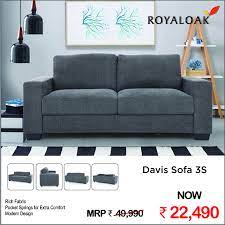 Thebigindianfestivesale Tenacious Tuesday Offer Up To 70 Off On Internationally Styled Sofa S Sofa Helen Buy Furniture Online Sofa Design Your Home