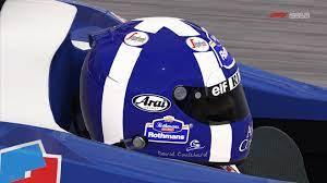 David coulthard doughnuts on the iconic burj al arab hotel's helipad ahead of this weekend's abu dhabi gp in celebration of red bull f1 title. Classic Helmet David Coulthard 1994 Racedepartment