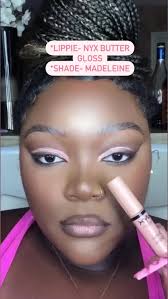 Lips definitely poppin 😘💕 Thanks to NYX Professional Makeup I literally  love the butter glosses they have and this is 1 of my favorite shades  “Madeleine” 💗 What’s your favorite shade?? #fyp ...