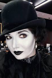 Black And White Halloween Costume 15 Grayscale Makeup Looks That Require Nofilter Grayscale Costume Movie Makeup Monster Makeup