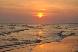 Pantai ocean air alam langit senja pemandangan laut ombak matahari terbenam laut. Ombak Science Atelier