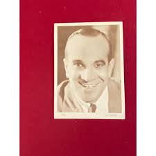 1930's, AL JOLSON, "Aguila" Large Trading Card (Scarce