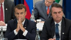 Stockfotos und lizenzfreie bilder thema emmanuel macron. G7 Gipfel Eklat Brasilien Prasident Beleidigt Frau Von Macron Der Schlagt Zuruck Politik