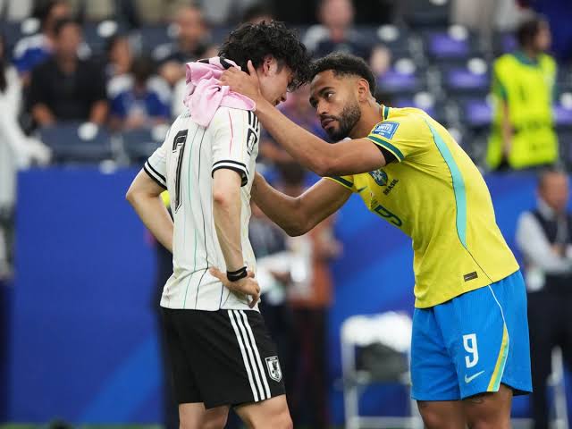 Matheus Cunha's actions speaks volumes after Brazil leave Japan players in floods of tears - Manchester Evening News