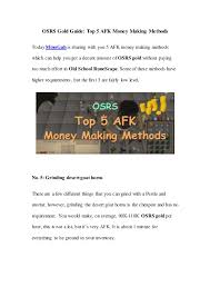 The best way to make money in f2p is to man up and get your mining level to 85 so you can mine runite. How To Make Money With Money Osrs Making Money With Charles Payne