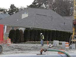 In essence, homes built in v (velocity) zones are engineered the same as a repaired pinned sinkhole home. Michigan Sinkhole The Size Of A Football Field Lands County With 78m Bill Sinkholes The Guardian
