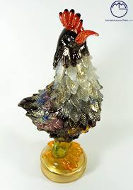 Check spelling or type a new query. Murano Glass Birds Rooster With Gold 24 Carats Murano Art Made Murano Glass