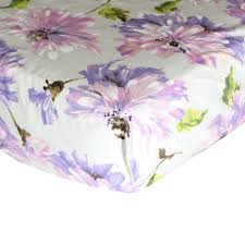 Botanical sanctuary solid purple crib fitted sheet provides a comfortable place for your little angel to rest her head. Fitted Crib Sheets Purple Blossom Tallulah Floral Crib Sheet Crib Sheets Purple Bedding