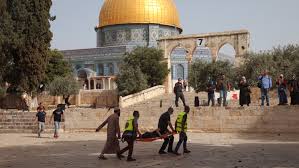 A holy site for muslims in palestine. After Raid On Aqsa Mosque Rockets From Gaza And Israeli Airstrikes The New York Times